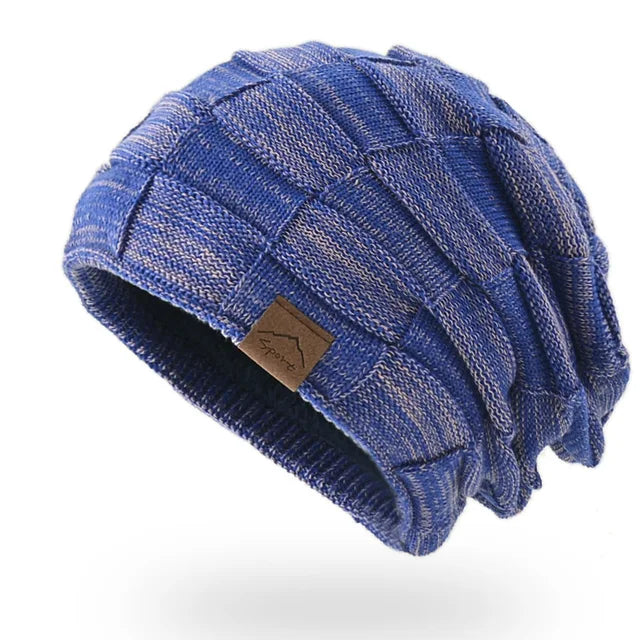 Winter Hat Warm Plus Size Outdoor Knitted Hat Wool Bobble Hat Beanie-Winter Hats-Arimonz-Purple-XL SIZE-Arimonz