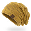 Winter Hat Warm Plus Size Outdoor Knitted Hat Wool Bobble Hat Beanie-Winter Hats-Arimonz-Yellow-XL SIZE-Arimonz