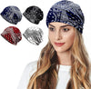 Winter Paisley Pattern Baggy Beanie Hat For Men Women Slouchy Hat Skiing Warm Cap Hip Hop Baggy Cap Chemo Cap Thin Turban-Arimonz-Arimonz