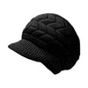 Winter Solid Color Knitted Beret Warm Velvet-Lined Thick Ear Cap Hat-Winter Hats-Arimonz-Arimonz
