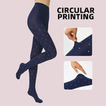 Winter Velvet Pantyhose Dot Tights with Large Elastic Fit Candy Colors-Socks & Tights-Arimonz-Arimonz