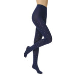 Winter Velvet Pantyhose Dot Tights with Large Elastic Fit Candy Colors-Socks & Tights-Arimonz-Blue-fit for 40-70kg-Arimonz