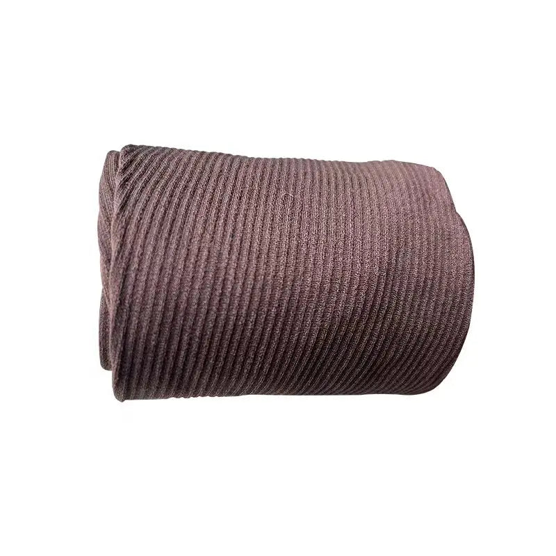Winter Velvet Pantyhose Tights Warm Solid Striped Lolita Stockings-Socks & Tights-Arimonz-coffee-Fit 40kg-70kg-Arimonz