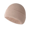 Winter Warm Acrylic Cotton Blend Knitted Fabric Skullies Beanies Hat-Winter Hats-Arimonz-Arimonz
