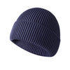 Winter Warm Acrylic Cotton Blend Knitted Fabric Skullies Beanies Hat-Winter Hats-Arimonz-Arimonz