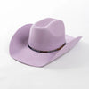Winter Western Cowboy Hat Warm Wool Felt Fedoras Casual Studded Hat-Winter Hats-Arimonz-Arimonz