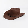 Winter Western Cowboy Hat Warm Wool Felt Fedoras Casual Studded Hat-Winter Hats-Arimonz-Arimonz