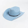 Winter Western Cowboy Hat Warm Wool Felt Fedoras Casual Studded Hat-Winter Hats-Arimonz-Arimonz
