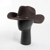 Winter Western Cowboy Hat Warm Wool Felt Fedoras Casual Studded Hat-Winter Hats-Arimonz-Arimonz
