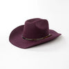 Winter Western Cowboy Hat Warm Wool Felt Fedoras Casual Studded Hat-Winter Hats-Arimonz-Arimonz
