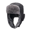 Winter Windproof Fur Warmer Hat Hood Fleece Ski Snow Cap with Earflaps-Winter Hats-Arimonz-Black-Arimonz