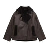 Woman Thick Faux Leather Jacket for Women Coat Plush Jacket Outerwear-Fuzzy Jackets-Arimonz-Brown-L-Arimonz