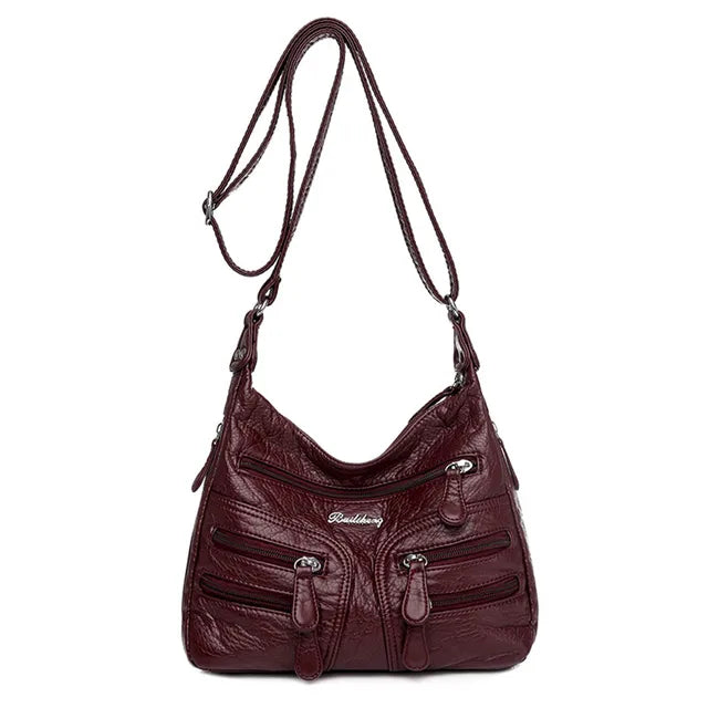 Women Bag Designer Crossbody Bags for Female Shoulder Bag Lady Purse-Handbags-Arimonz-Burgundy-Arimonz