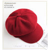 Women Beret Newsboy Hat Autumn Spring Winter French Wool Classic Cap-Winter Hats-Arimonz-Arimonz