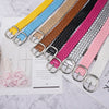 Women Braided Bright Color Belts Ladies Waist Ornament No Holes Belt-Belts-Arimonz-Arimonz