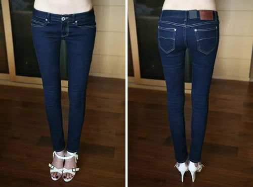 Women Casual Low Waist Stretch Pencil Skinny Jeans Fashion Jeans-Skinny Jeans-Arimonz-Arimonz