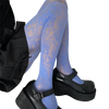 Women Colorful Floral-Patterned Fishnet Tights See-through Lace Tights-Socks & Tights-Arimonz-Arimonz