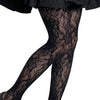 Women Colorful Floral-Patterned Fishnet Tights See-through Lace Tights-Socks & Tights-Arimonz-Black-Max 170cm(70 inches) 75 kg (165lbs)-Arimonz