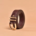 Women Cow Leather Horseshoe Buckle Sewing Retro Designer Jeans Belt-Belts-Arimonz-Coffee-95cm/37inches-Arimonz