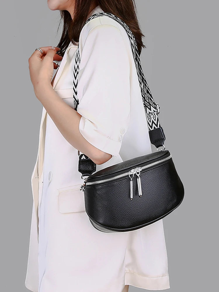 Women Genuine Leather Women Bag Messenger Bag Cow Leather Women Handbag-Handbags-Arimonz-Arimonz