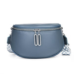 Women Genuine Leather Women Bag Messenger Bag Cow Leather Women Handbag-Handbags-Arimonz-Blue-Arimonz