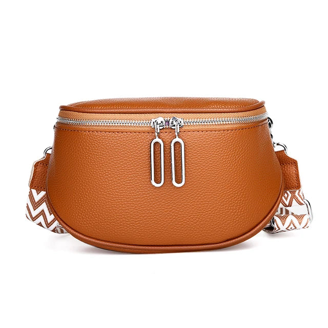 Women Genuine Leather Women Bag Messenger Bag Cow Leather Women Handbag-Handbags-Arimonz-Brown-Arimonz