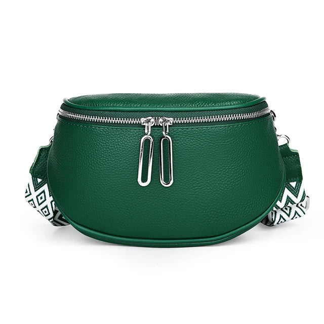 Women Genuine Leather Women Bag Messenger Bag Cow Leather Women Handbag-Handbags-Arimonz-Green-Arimonz