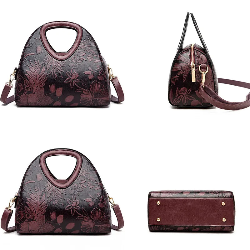 Women Handbags Hand Hobos Bag Shoulder Bag Flower Crossbody Bags-Handbags-Arimonz-Arimonz