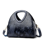 Women Handbags Hand Hobos Bag Shoulder Bag Flower Crossbody Bags-Handbags-Arimonz-Blue-Arimonz