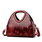 Women Handbags Hand Hobos Bag Shoulder Bag Flower Crossbody Bags-Handbags-Arimonz-Burgundy-Arimonz