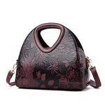 Women Handbags Hand Hobos Bag Shoulder Bag Flower Crossbody Bags-Handbags-Arimonz-Purple-Arimonz