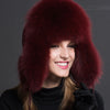 Women Natural Fur Caps Ushanka Hats for Winter Thick Warm Ears-Winter Hats-Arimonz-Arimonz