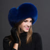 Women Natural Fur Caps Ushanka Hats for Winter Thick Warm Ears-Winter Hats-Arimonz-blue-One Size-Arimonz
