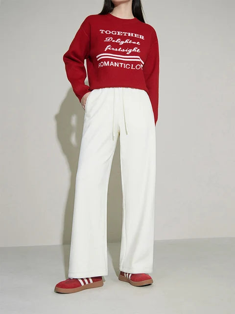 Women Pants Beige Full Length Autumn Women Trouser Commuter Pants-Pants-Arimonz-Beige short winter-M-Arimonz
