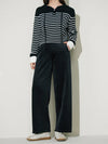 Women Pants Beige Full Length Autumn Women Trouser Commuter Pants-Pants-Arimonz-Black short winter-XL-Arimonz