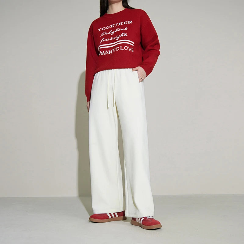 Women Pants Beige Full Length Autumn Women Trouser Commuter Pants-Pants-Arimonz-Arimonz