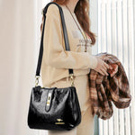 Women Retro Printed Shoulder Bag Crossbody Messenger Handbag-Handbags-Arimonz-Arimonz