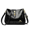 Women Retro Printed Shoulder Bag Crossbody Messenger Handbag-Handbags-Arimonz-Black-Arimonz