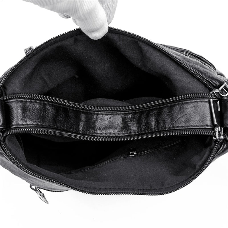 Women Shoulder Bag Multi-Layer Pockets Classic Crossbody Bag-Handbags-Arimonz-Arimonz