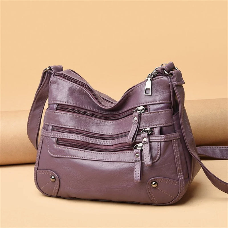 Women Shoulder Bag Multi-Layer Pockets Classic Crossbody Bag-Handbags-Arimonz-Arimonz