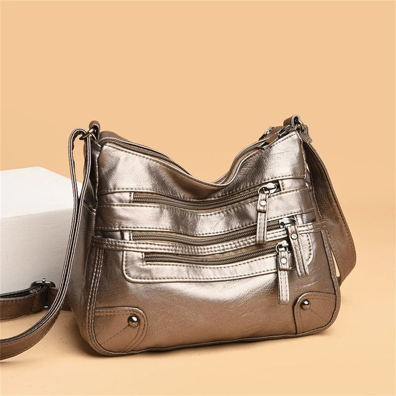 Women Shoulder Bag Multi-Layer Pockets Classic Crossbody Bag-Handbags-Arimonz-Arimonz