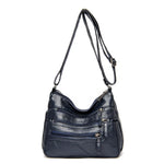 Women Shoulder Bag Multi-Layer Pockets Classic Crossbody Bag-Handbags-Arimonz-Dark Blue-21-Arimonz