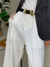 Women Summer Pants High Waist Loose Wide Leg Pant Straight Trouser-Pants-Arimonz-Arimonz