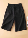 Women Summer Shorts Casual Outfits for Women Oversize Loose Shorts-Shorts-Arimonz-black-L-Arimonz