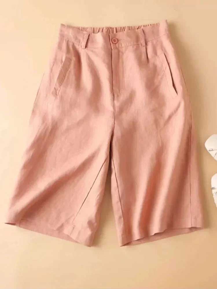 Women Summer Shorts Casual Outfits for Women Oversize Loose Shorts-Shorts-Arimonz-Brick red-L-Arimonz