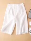 Women Summer Shorts Casual Outfits for Women Oversize Loose Shorts-Shorts-Arimonz-WHITE-L-Arimonz