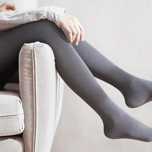 Women Tights Stripe Velvet Hosiery Solid Candy Color Standard Stockings-Socks & Tights-Arimonz-Arimonz