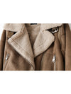 Women Winter Vintage Fur Jacket Lapel Long Sleeves Jacket Outwear-Fuzzy Jackets-Arimonz-Arimonz