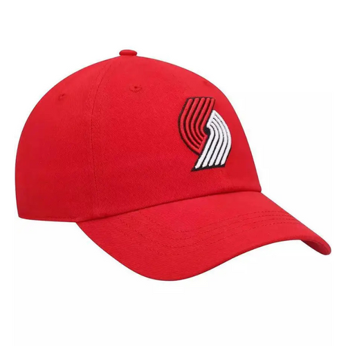 Women's '47 Red Portland Trail Blazers Miata Clean Up Adjustable Hat-Women's Caps-Arimonz-Arimonz