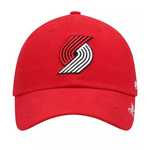 Women's '47 Red Portland Trail Blazers Miata Clean Up Adjustable Hat-Women's Caps-Arimonz-Arimonz